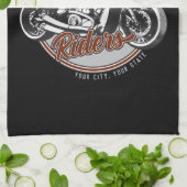 Aangepaste motorfietsLegendary Rider Biker NAAM Theedoek (Gevouwen)