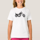 Aangepaste motorfietsritje t-shirt (Voorkant)
