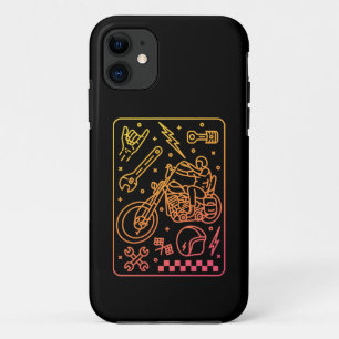 Aangepaste motorgarage 3 Case-Mate iPhone case