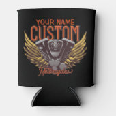 Aangepaste motorrijwielen Eagle Wings Biker Garage Blikjeskoeler (Voorkant)