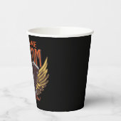 Aangepaste motorrijwielen Eagle Wings Biker Garage Papieren Bekers (Links)