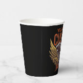 Aangepaste motorrijwielen Eagle Wings Biker Garage Papieren Bekers (Rechts)