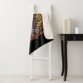 Aangepaste motorrijwielen Eagle Wings Biker Garage Sherpa Deken (In situ)