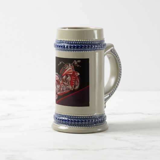 Aangepaste motortegel voor motorcyberontwerp bierpul (Voorkant rechts)