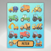 Aangepaste motorvoertuigbakken voor kabelbouwvoert fleece deken