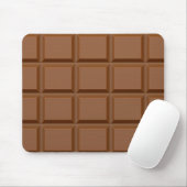Aangepaste mousepad met "Chocolate Bar" Muismat (Met muis)