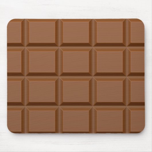 Aangepaste mousepad met "Chocolate Bar" Muismat (Voorkant)