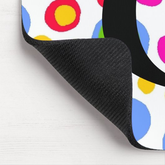 Aangepaste mousepad met meerdere kleurvlekken muismat (Hoek)