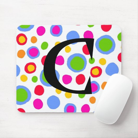 Aangepaste mousepad met meerdere kleurvlekken muismat (Met muis)