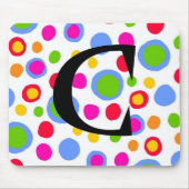 Aangepaste mousepad met meerdere kleurvlekken muismat (Voorkant)