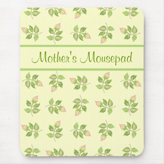  aangepaste mousepad, nostalgische rosebuts muismat (Voorkant)