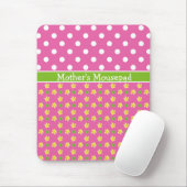Aangepaste mousepad: Primroses en Polkas op diepro Muismat (Met muis)