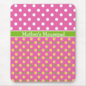 Aangepaste mousepad: Primroses en Polkas op diepro Muismat (Voorkant)
