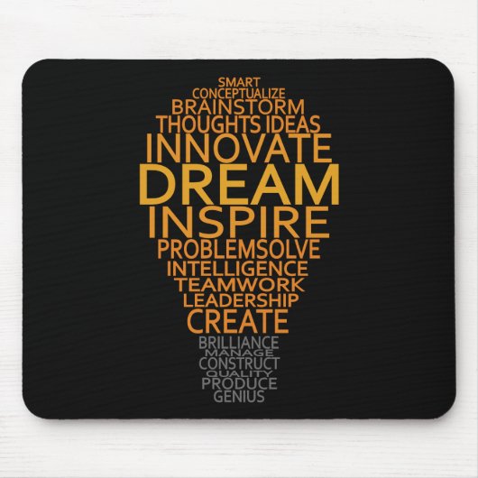 Aangepaste mousepad voor Inspirerend lamp Muismat (Voorkant)