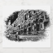 Aangepaste Mousserende Wijnfles Etiketten (10,2 cm (Enkel label)