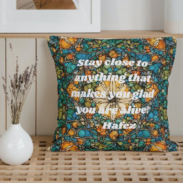 Aangepaste mozaïek patroon Nowruz Iraanse Nieuwjaa Kussen