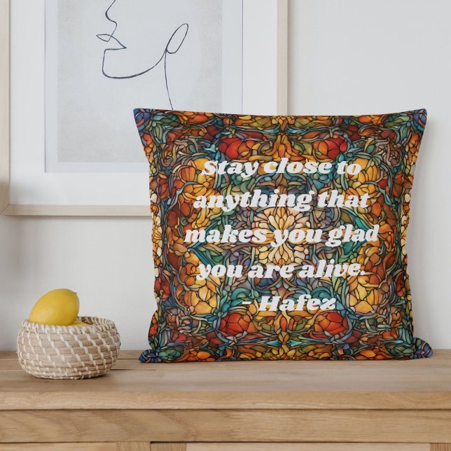 Aangepaste mozaïek patroon Nowruz Perzisch Nieuwja Kussen (Custom Mosaic Pattern Nowruz Persian New Year Gift)