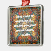 Aangepaste mozaïek patroon Nowruz Perzisch Nieuwja Metalen Ornament (Links)