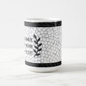 Aangepaste mozaïek Print uw eigen tekst Koffiemok (Center)