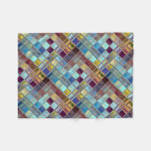 Aangepaste mozaïekkunst met eigen cadeautjes voor fleece deken (Voorkant (Horizontaal))