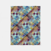 Aangepaste mozaïekkunst met eigen cadeautjes voor fleece deken (Voorkant)