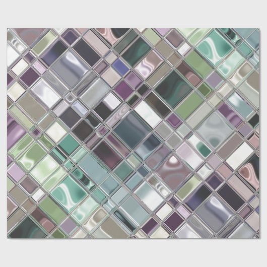 Aangepaste mozaïektegel cadeaupapier (Vlak)