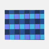 Aangepaste mozaïektegel en pixelrasterpatroon deurmat (Voorkant)