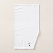 Aangepaste Mr en Mrs Bruiloft Familie cadeau Bad Handdoek (Handdoek)