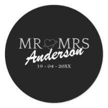 Aangepaste Mr en Mrs Bruiloft Familie cadeau