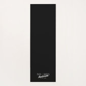 Aangepaste Mr en Mrs Bruiloft Familie cadeau Yogamat (Achterkant)