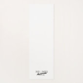 Aangepaste Mr en Mrs Bruiloft Familie cadeau Yogamat (Achterkant)