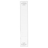 Aangepaste Mr & Mrs Huwelijks Tafel Runner Lange Tafelloper (Voorkant)