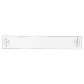 Aangepaste Mr & Mrs Huwelijks Tafel Runner Lange Tafelloper (Horizontaal)