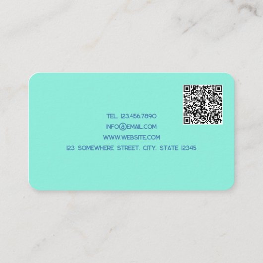 Aangepaste MRI QR Visitekaartje (Achterkant)