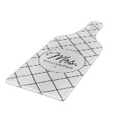 Aangepaste Mrs Est. Modern Elegant Script Pas getr Snijplank (Hoek)