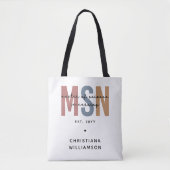 Aangepaste MSN Master of Science in Nursing Afstud Tote Bag