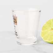 Aangepaste MSW Master of Social Work Retro Afstude Shot Glas (Rechts)