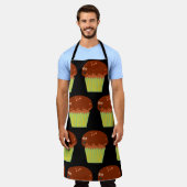 Aangepaste Muffin Pal Fun Breakfast Cartoon Schort (Gedragen)