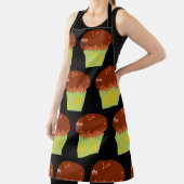 Aangepaste Muffin Pal Fun Breakfast Cartoon Schort (Insitu)