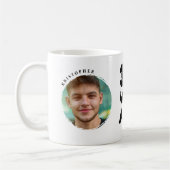 Aangepaste mug 30 jaar oud 2 foto's vooraf koffiemok (Links)