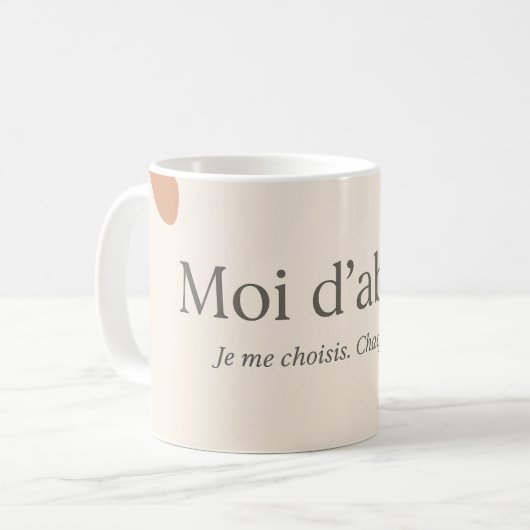 aangepaste mug koffiemok (Voorkant links)