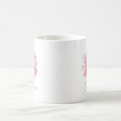 Aangepaste mug Pivoine Aquarelle Rose Koffiemok (Center)
