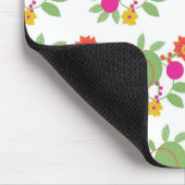 Aangepaste Muis Hippie Bloementuin Muismat (Hoek)