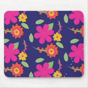Aangepaste Muis Hippy Bloementuin Muismat