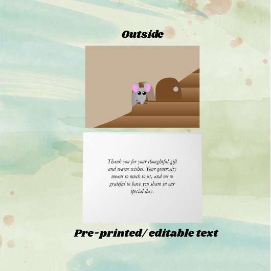 Aangepaste Muis Notitiekaart