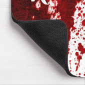 Aangepaste Muismat Bloedplaatje Vampier Gothic (Hoek)