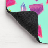 Aangepaste Muismat Crystals Pareltjes Diamonds Aqu (Hoek)