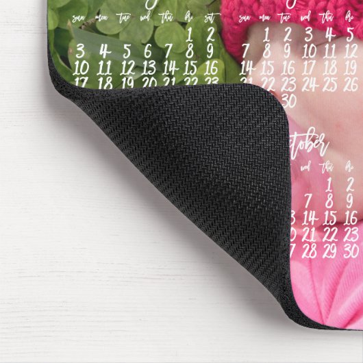 Aangepaste muismat kalender 2020 foto toevoegen (Hoek)