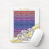 Aangepaste Muismat Lemon Ribbon (Met muis)