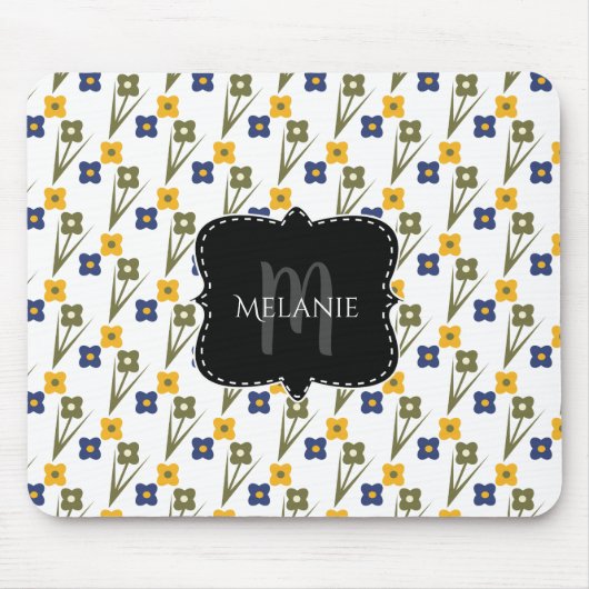 Aangepaste Muismat Pixie Garden Florals (Voorkant)